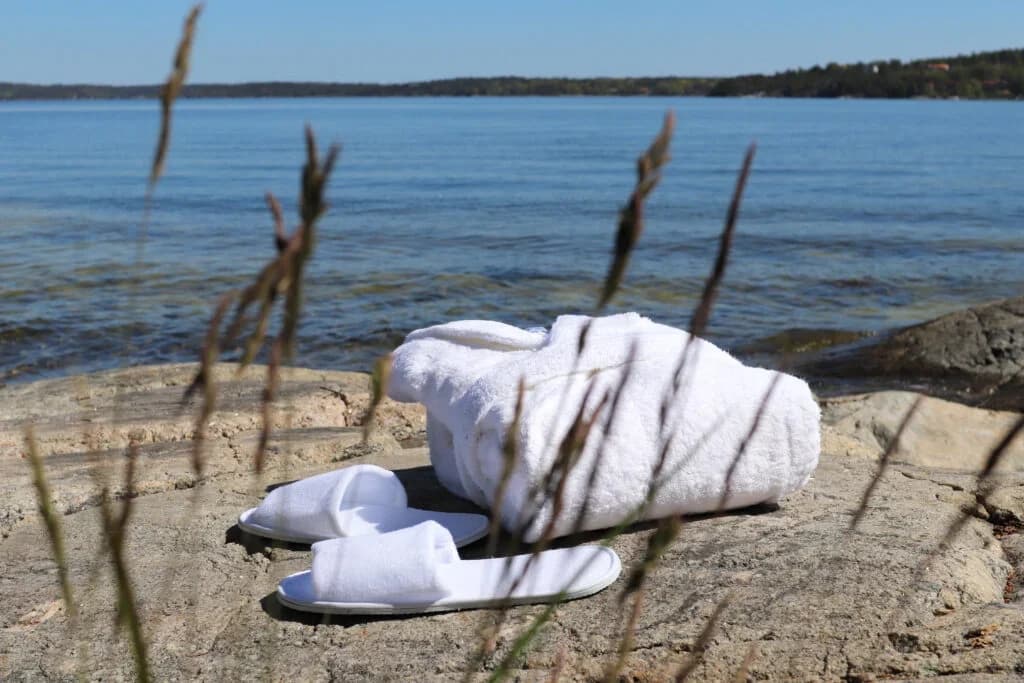 Bastu och havsbad på Vår Gård – Nacka