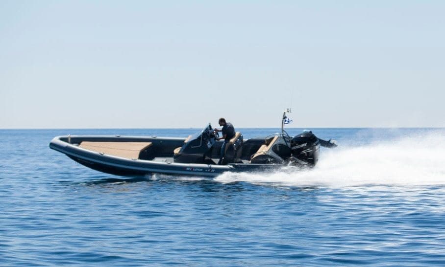 29' Fost Revolution Rigid Inflatable Boat READY TO WELCOME YOU AND TRAVEL YOU TO ATHENS RI – Kalivia Thorikou