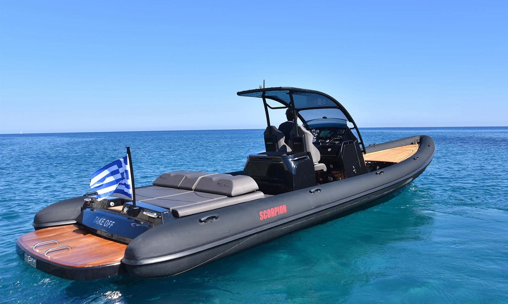 Enjoy the 36' Mega RIB Scorpion Ment in Voula, Greece – Voula
