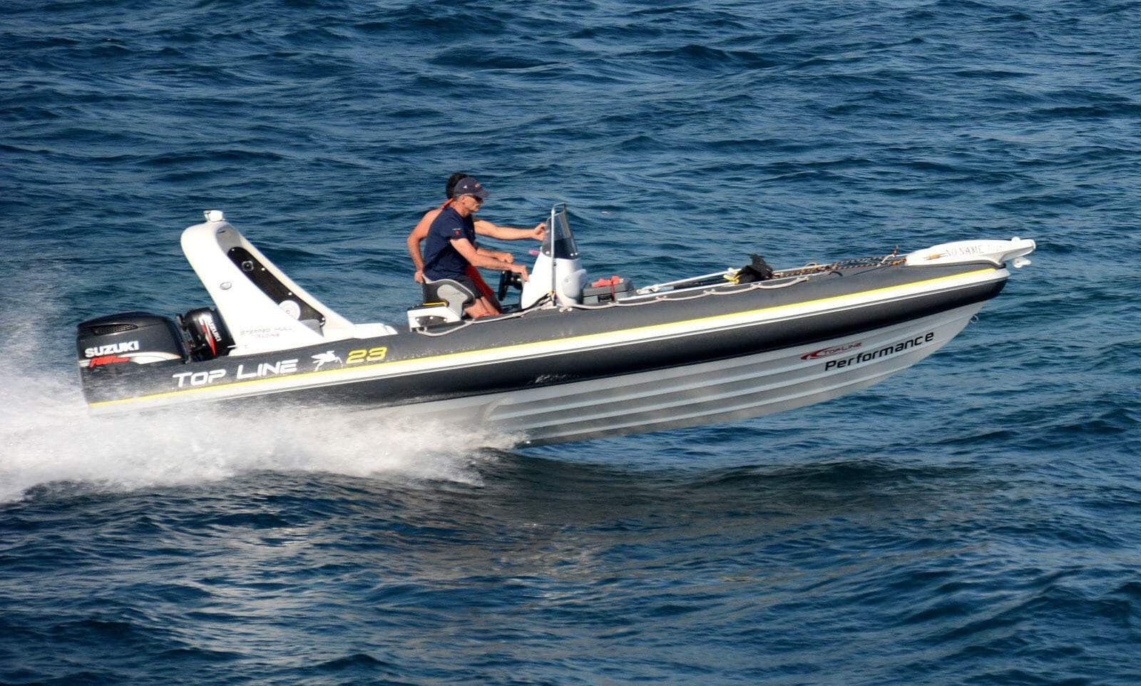 Topline Pegasus 23 Sport Rib in Platis Gialos! Rent a boat for Private Cruises – Platis Gialos