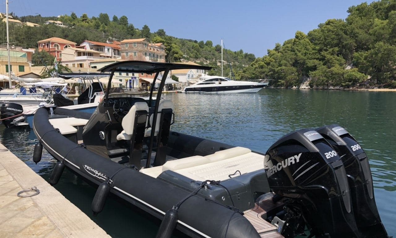 Techonull 909 RIB for 8 Person Available (Rent this boat only with Skipper) in Agios, Geor – Agios Georgios