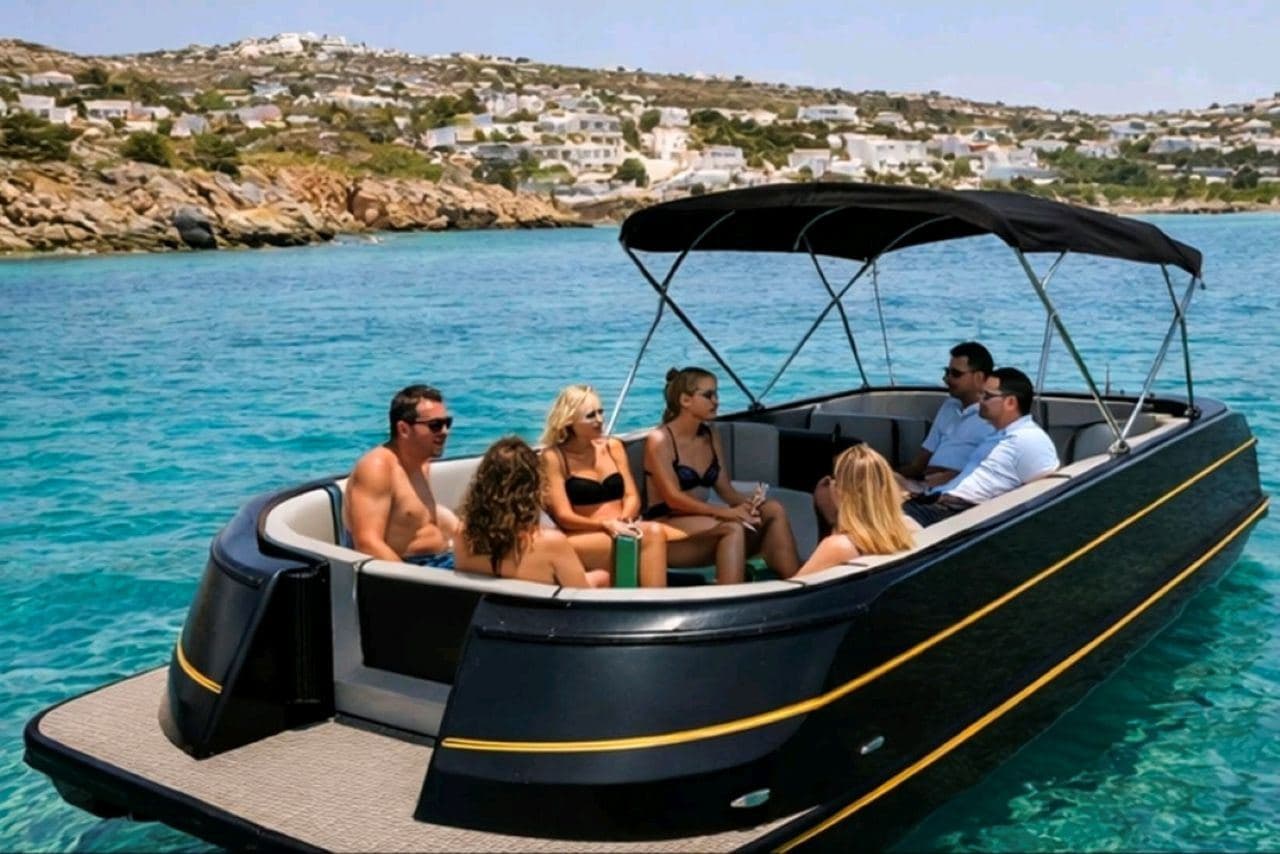Swissboat Pontoon Starlounger 6.5 – Naousa