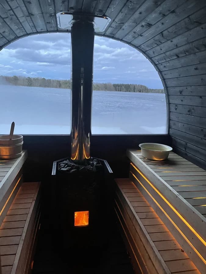 Gysinge bastu vid Dalälven (Gysinge Camp Syd) – Sandviken