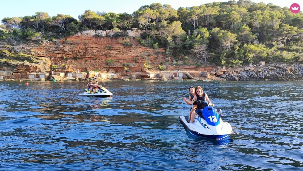 Guided Jet Ski tour to Cala Salada – Ibiza