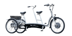 Adapted Tandem Tricycle Twinny Plus VAN RAAM