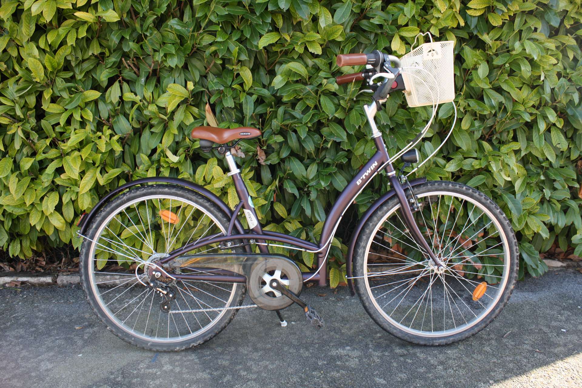 B'Twin Purple Col de cygne Taille L