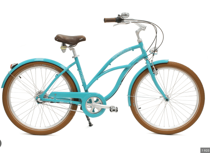 City bike arcade beach