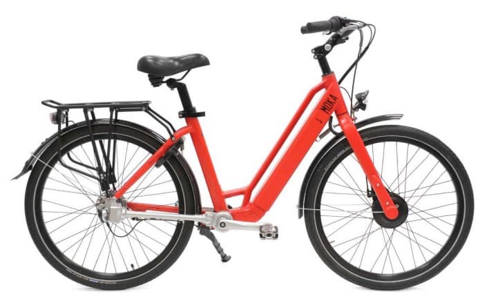 Ebike with cardan motor front wheel