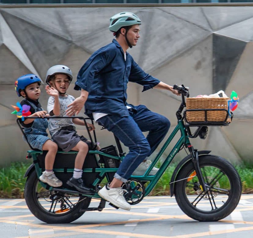 Electric Long Tail Cargo Bike