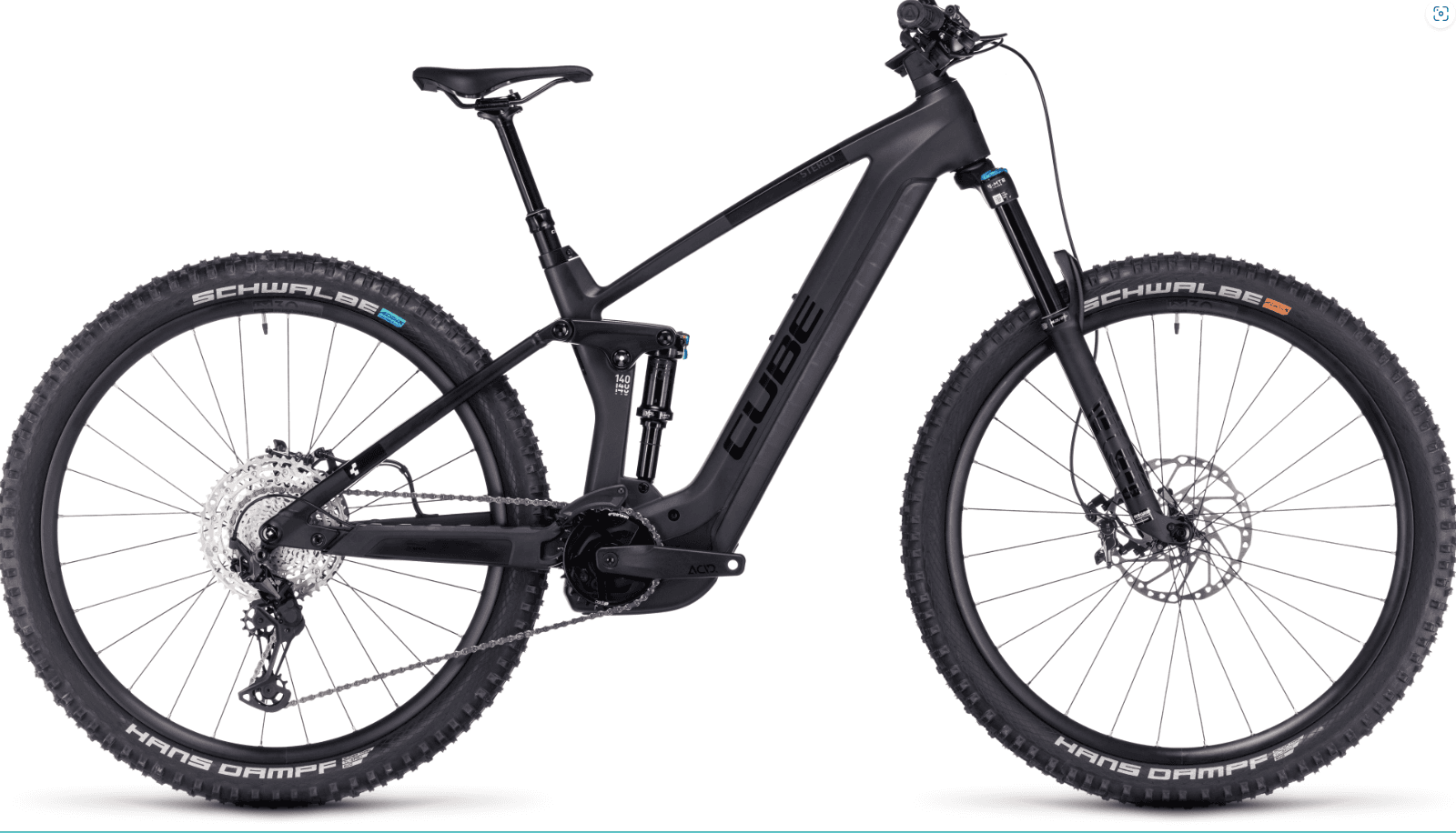 Electric mountain bike - CUBE Stereo Hybrid 140 SLX 2024 - Size M