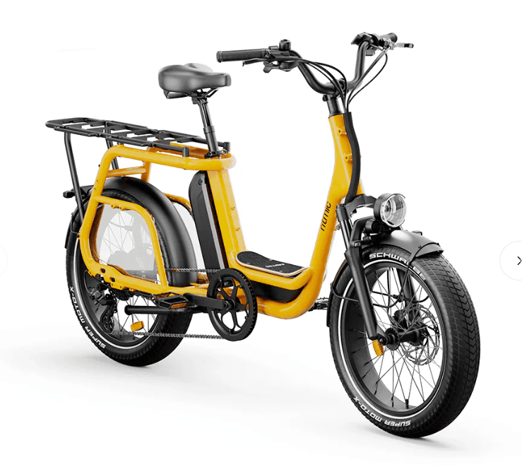 Fat Bike Cargo Yellow 2-3 Seats