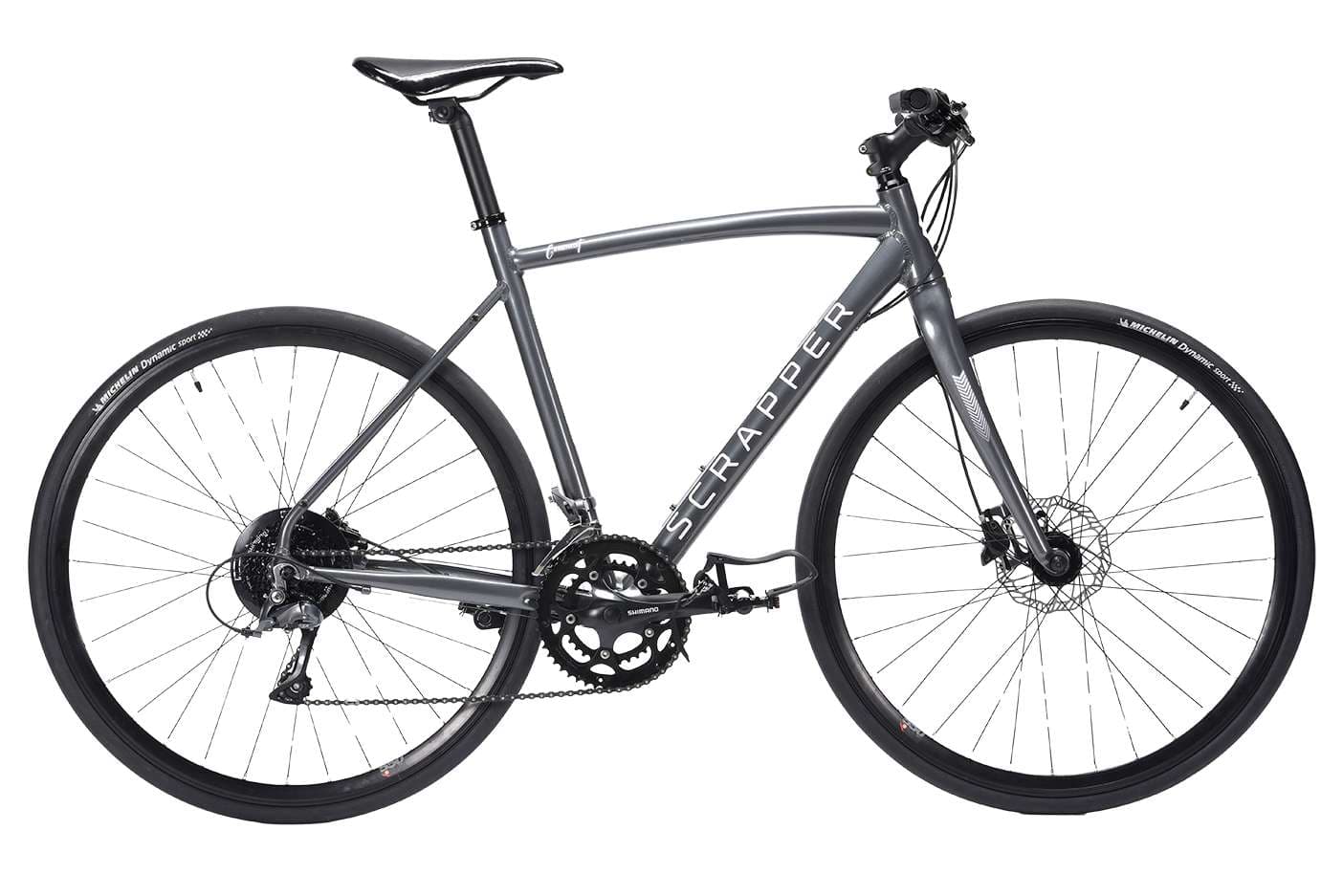 Flat handle bar trekking bike