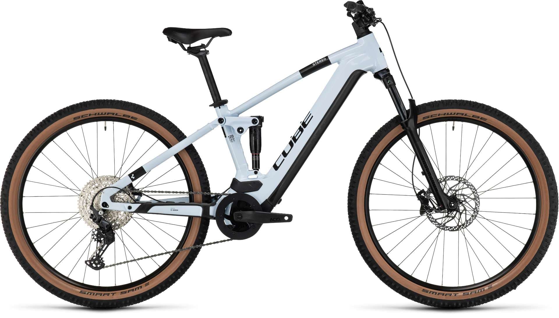 Full Suspension E-Mountain Bike Cube Stereo 120 Size M