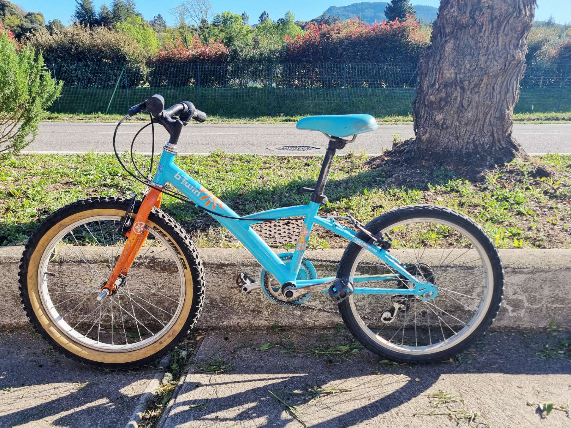 Kids Blue Bike 6-9 years