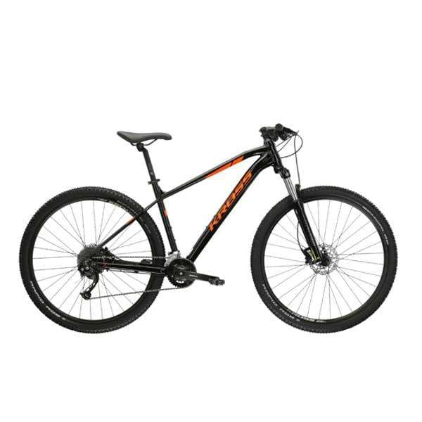 KROSS LEVEL 1.0 SEMI-RIGID MOUNTAIN BIKE 29" SIZE M BLACK/ORANGE