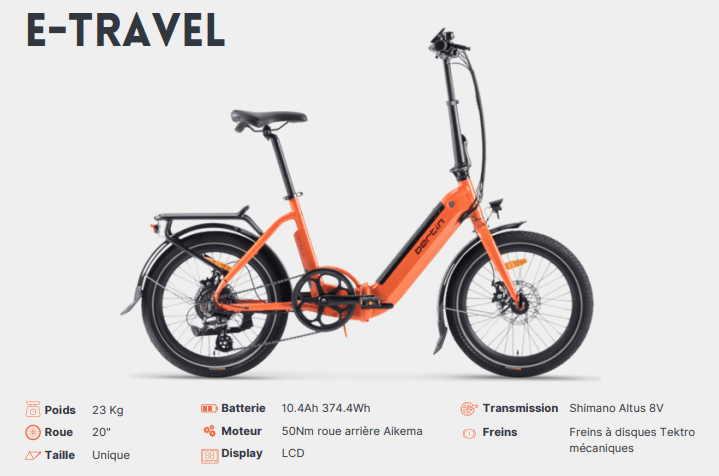 Lightweight Folding E-Bike
