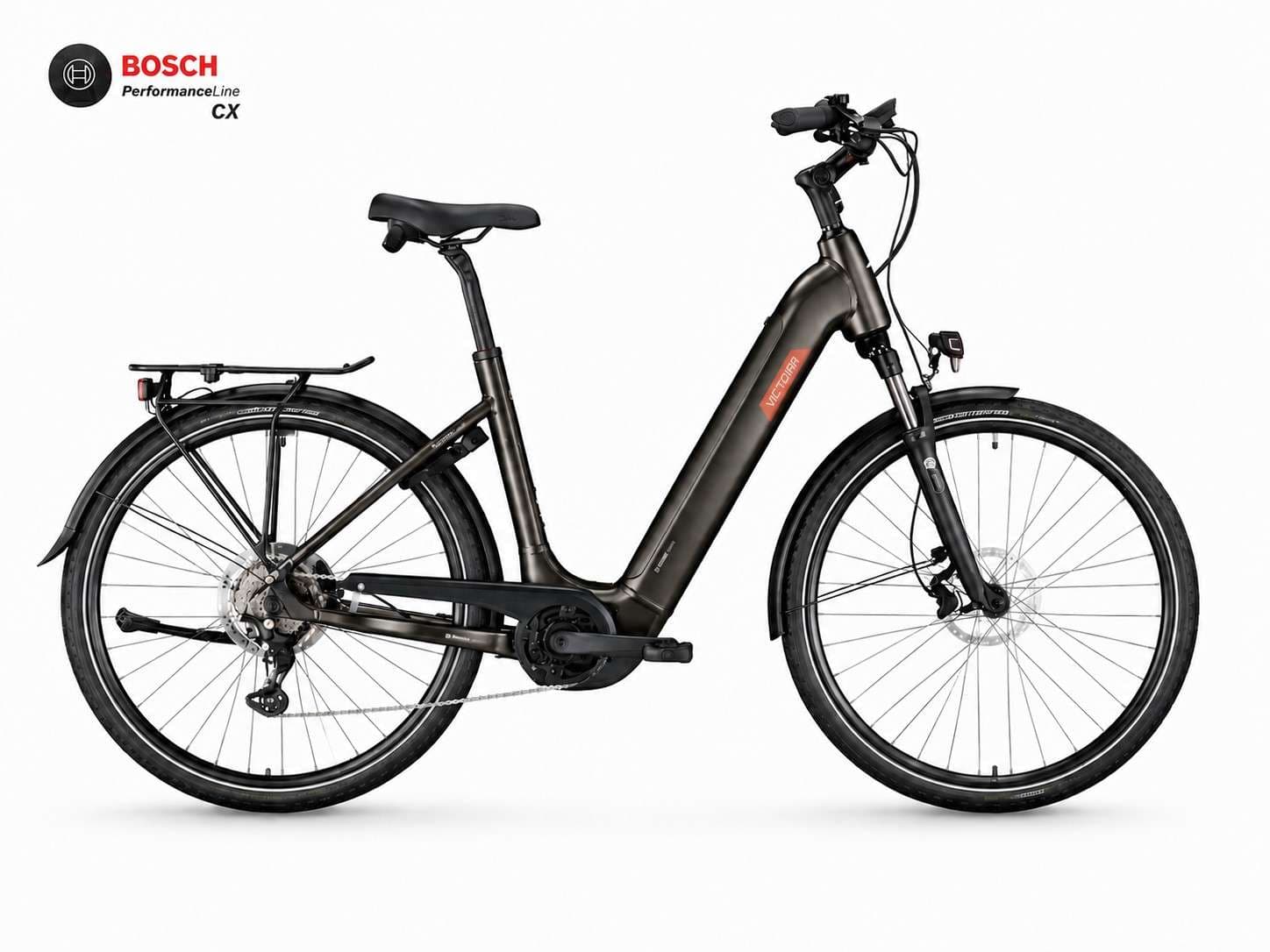 MANOC ⚡ E-bike TREKKING Comfort (Height 1.60-1.85m)