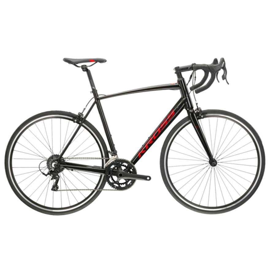 ROAD BIKE 28 KROSS VENTO 2.0 SIZE L (22") BLACK / RED BRILLIANT ALUMINUM