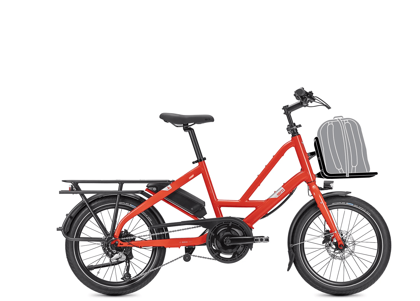 TERN Quick Haul P9 Cargo Bike - 1 child max 50Kg
