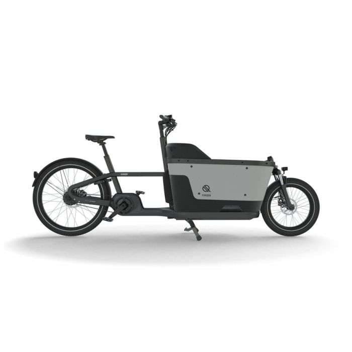 Vélo cargo biporteur électrique