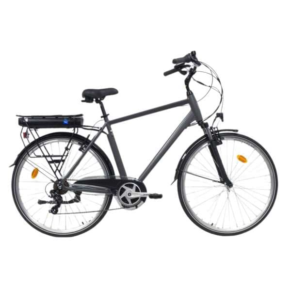 Vélo électrique homme gris