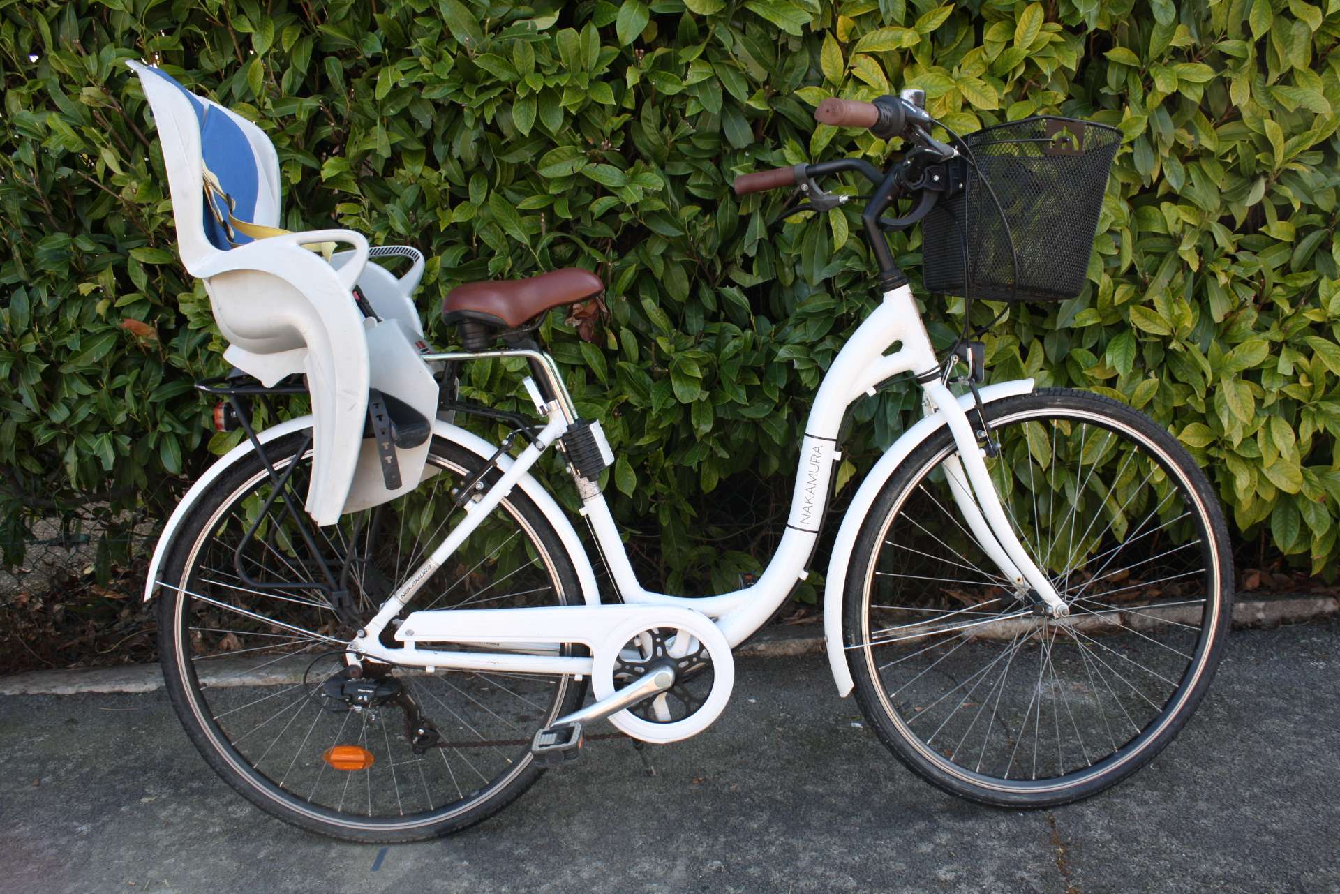 VTC Col de cygne Blanc Taille L +porte enfant