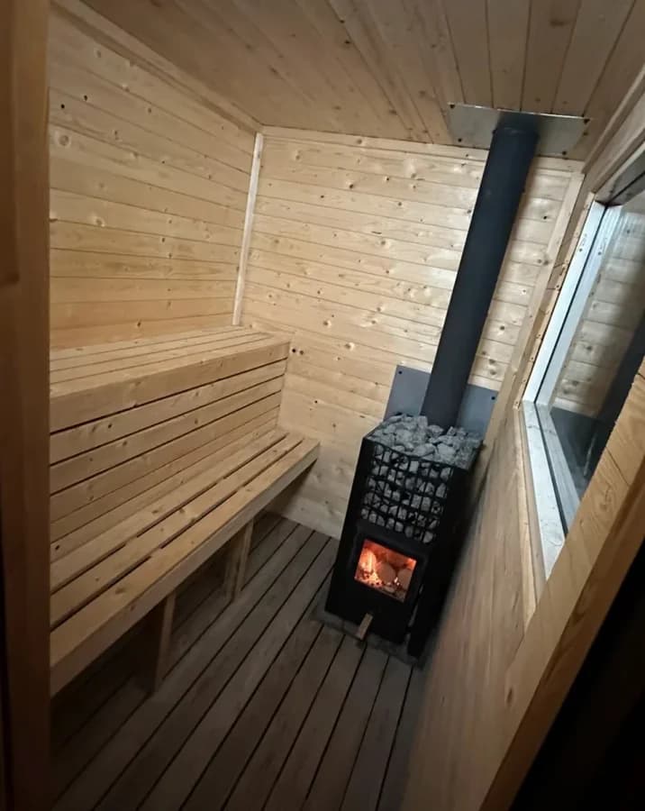 Mobil bastu vid Ankarsrum – Västervik